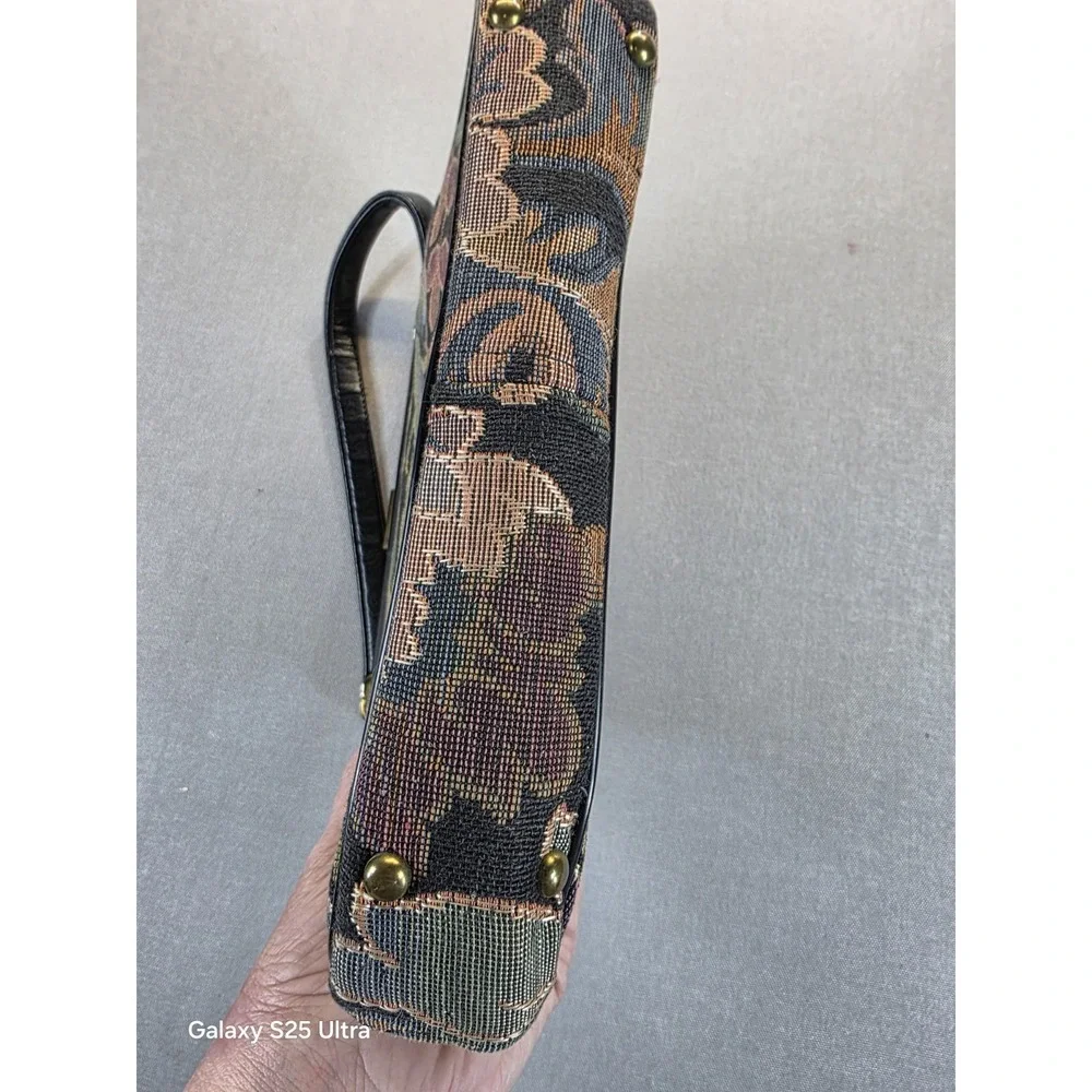 JR‎ Miami USA Vintage 1960s Tapestry Purse Victorian Aesthetic Floral Handbag